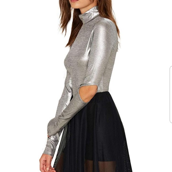 Metallic turtleneck - Picture 3 of 8